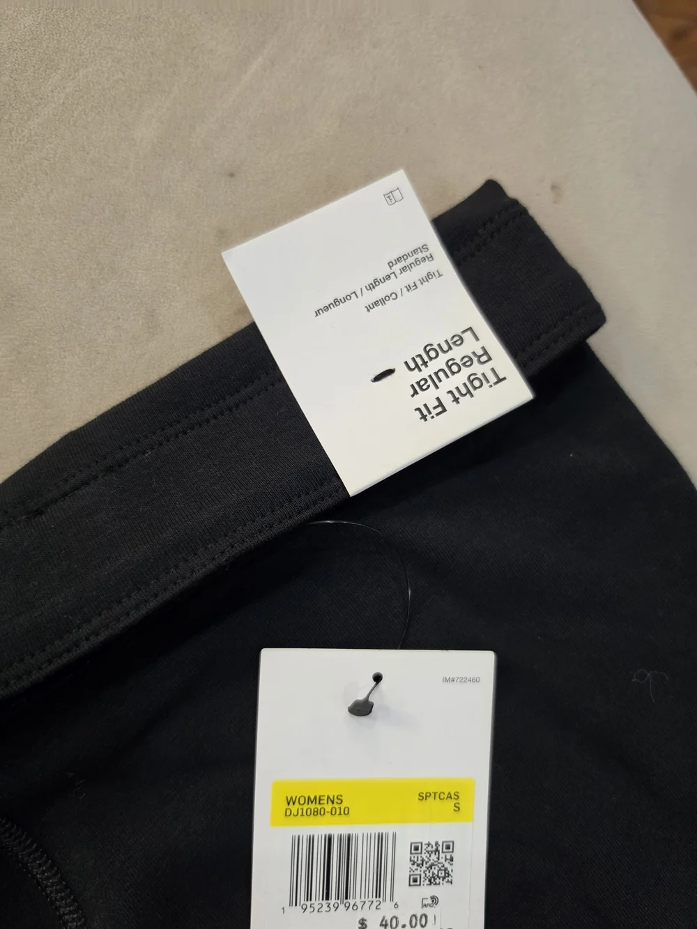Women's Nike, Black Colorful Graphic Leggings & Hoodie With Pink Swooshes